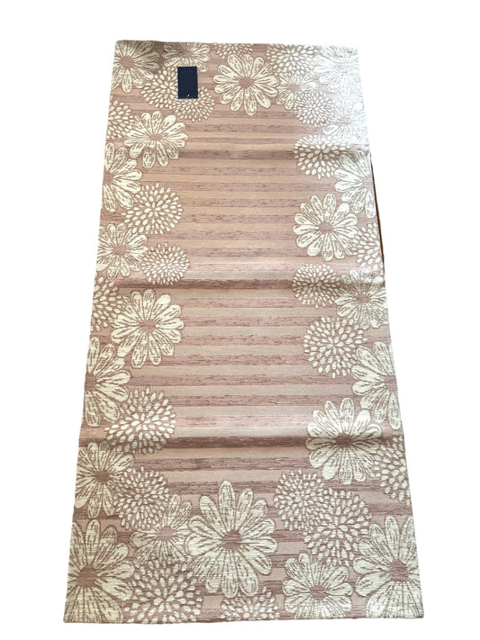 Tappeto Sole 55 x 115 rosa con margherite.