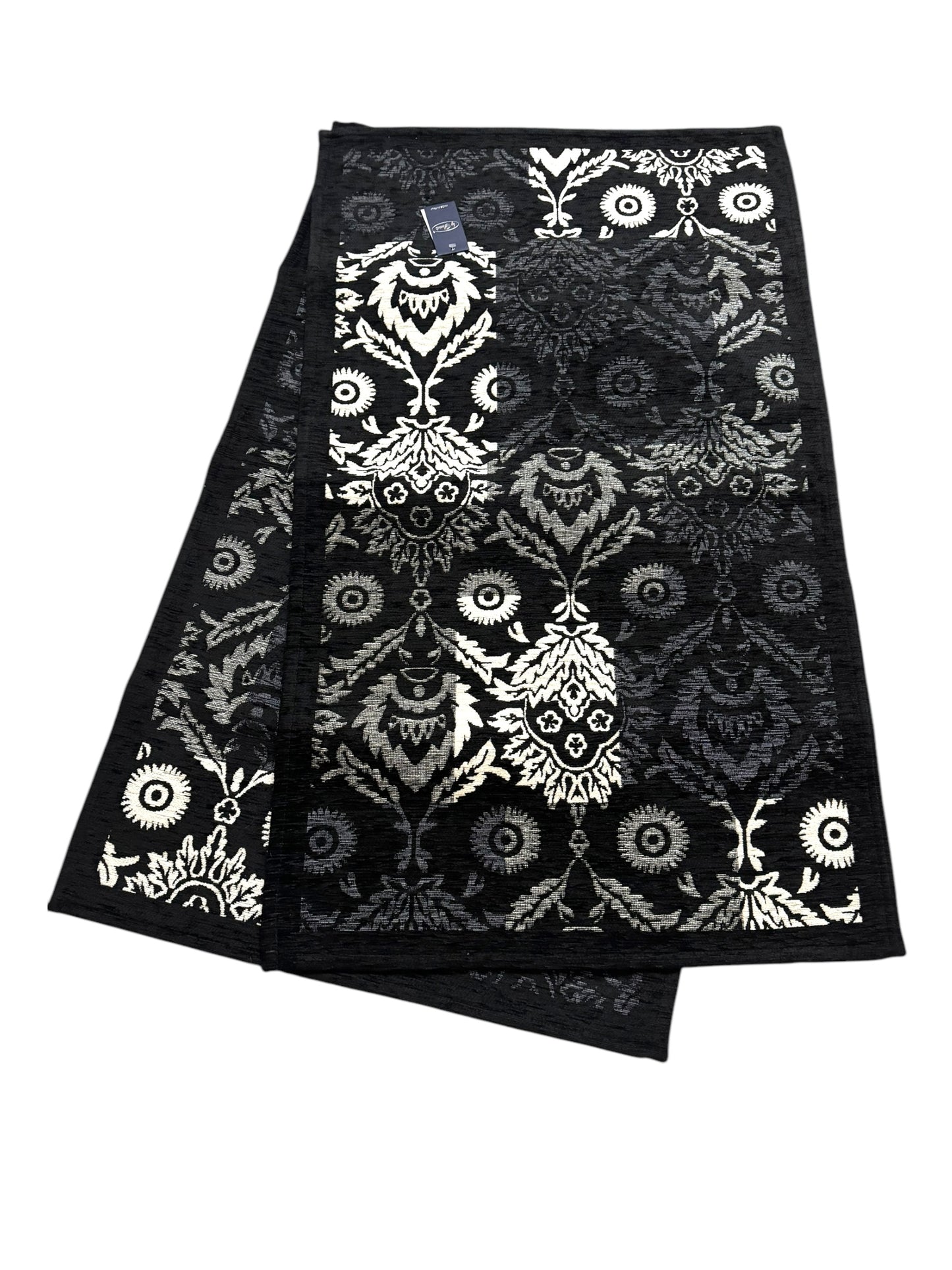Set 2 tappeti velour ghibli 65 x 110 nero.
