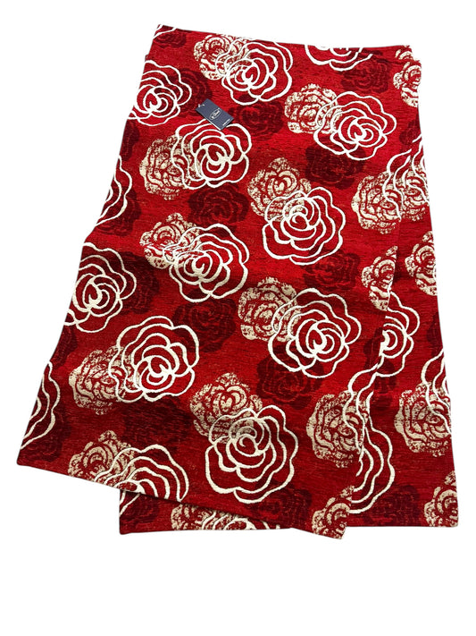 Set 2 tappeti velour azalea  65 x 110 bordeaux.