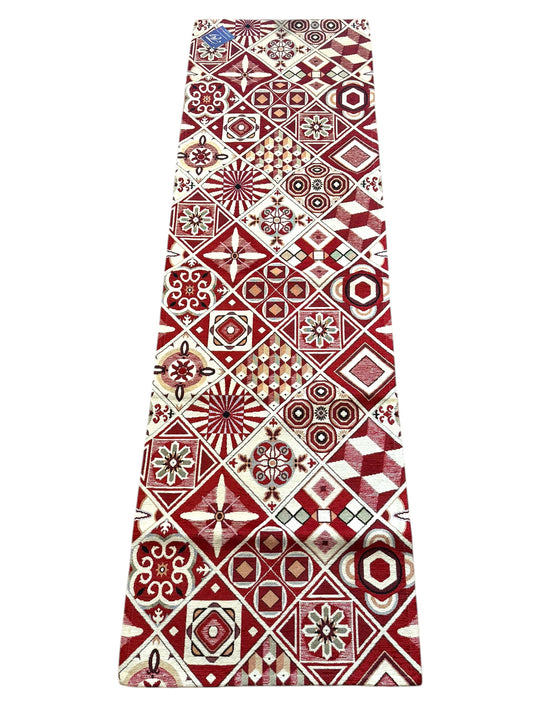 Tappeto cinigliato piazzato 55 x 180 Maiorca bordeaux.